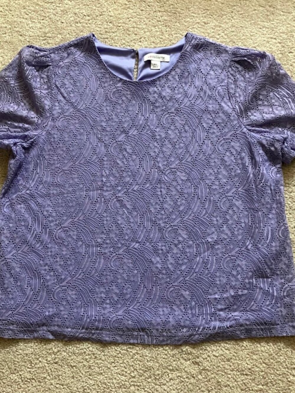 Liz Claiborne Lace Lined Top